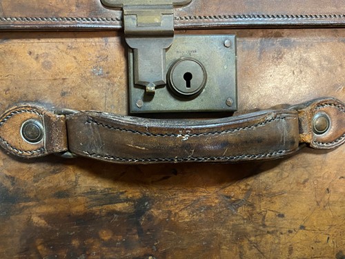 Lot 226 - A leather case initialed C H R for Sir Cecil Hunter-Rodwell