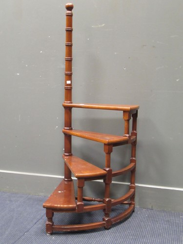 Lot 552 - A reproduction small mahogany tripod table...