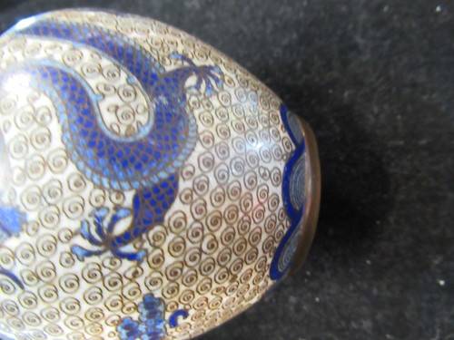 Lot 134 - A cloisonné lamp base with gilt metal mounts...