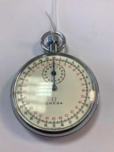 Lot 224 - An Omega stop watch together with a Seiko LCD...