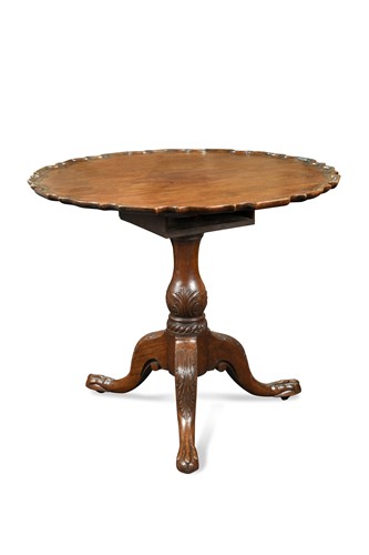 Lot 239 - A George III mahogany tripod table