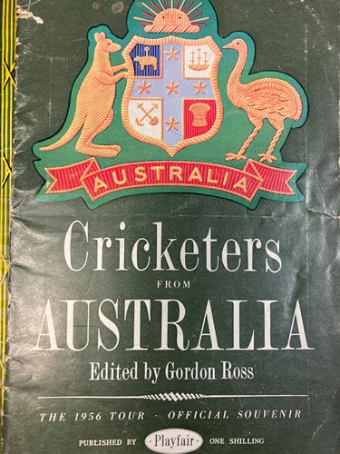 Lot 717 - Cricket interest. Three 1950s Souvenir cricket...