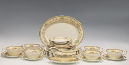 Lot 104 - Ansley Henley 33 piece set to include dinner...