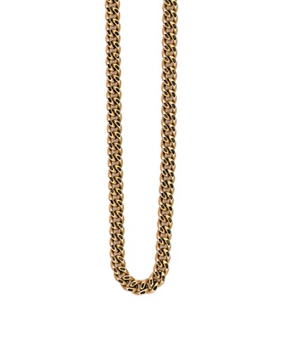 Lot 93 - A 9ct gold curb chain