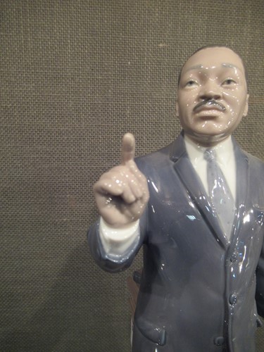 Lot 23 - Lladro figurine of Martin Luther King Jr,...