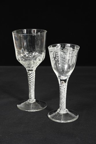 Lot 2 - A George II and later large drinking goblet, circa 1750