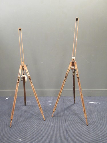 Lot 549 - Two Windsor & Newton easels and a large...