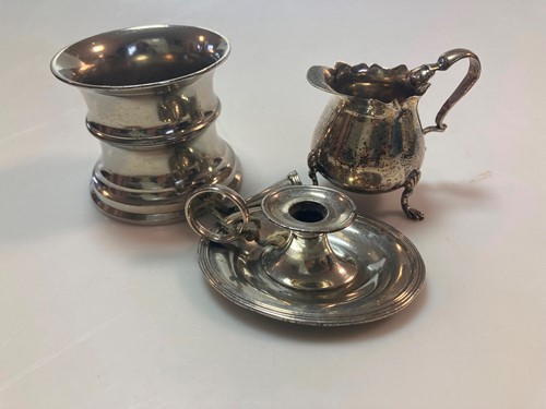 Lot 244 - a collection of silverware including 5 pierced...