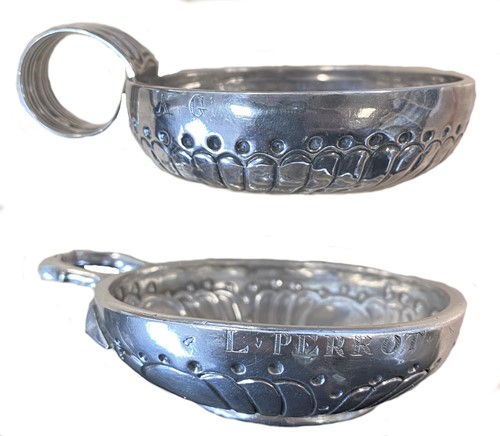 Lot 372 - Two French metalwares silver tastevins