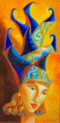 Lot 467 - Alina Eydel Southwestern Fantasy 1, mixed...