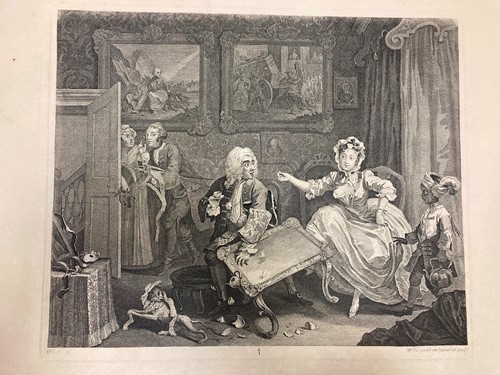 Lot 374 - After William Hogarth, a collection of 15 19th...