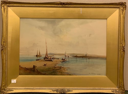 Lot 603 - Fred Rider An estuary signed lower right...