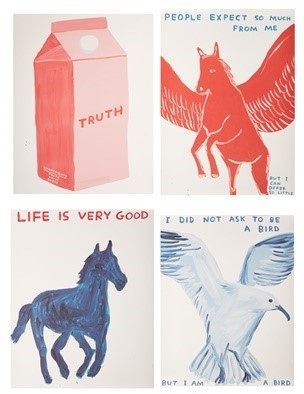 Lot 647 - David Shrigley OBE (British 1968-), Four...
