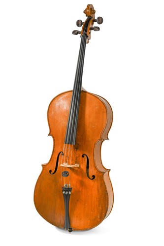 Lot 513 - A cello, probably German, late 19th Century