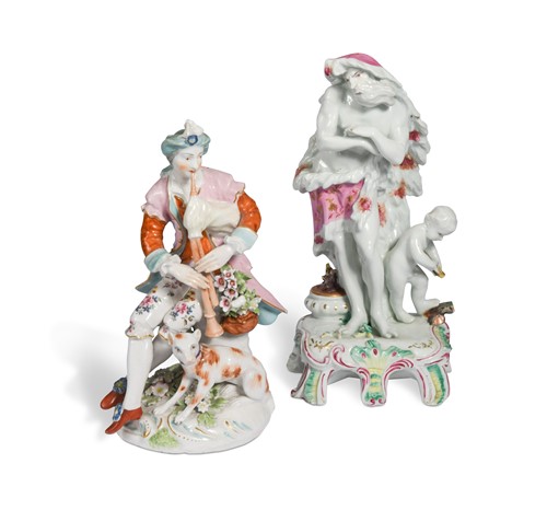 Lot 264 - A Derby allegorical figure of winter, circa 1770