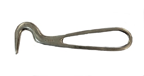 Lot 388 - A late 20th century silver hoof pick