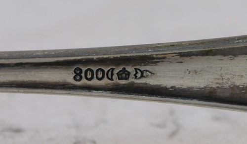 Lot 460 - A 75-piece set of mid 20th century German metalwares silver cutlery and flatware