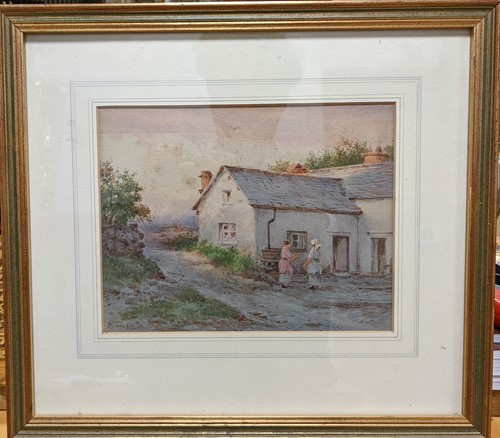 Lot 541 - A collection of five watercolours depicting...