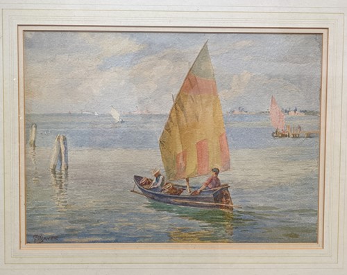 Lot 560 - A collection of four watercolours depicting...