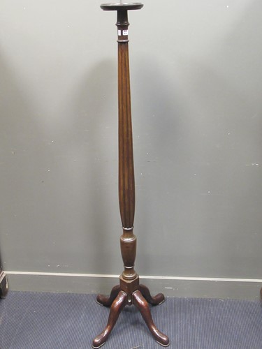 Lot 614 - A 19th century mahogany torchere with "C....