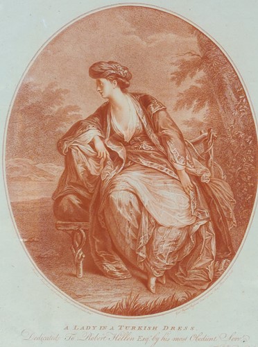 Lot 579 - After Angelica Kauffman, A Lady in a Turkish...