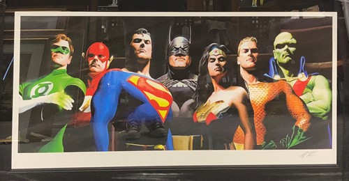 Lot 355 - Alex Ross (American 1970-), Original Seven DC,...