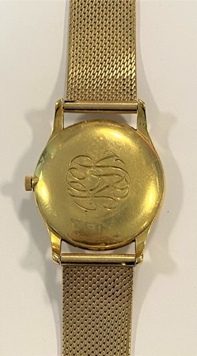 Lot 327 - Vacheron et Constantin - An 18ct gold wristwatch on a later 9ct gold bracelet
