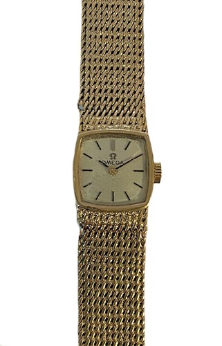 Lot 309 - Omega - A 9ct gold wristwatch