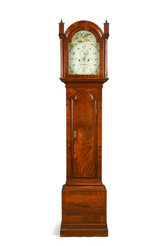 Lot 376 - A mahogany longcase clock, early 19th century