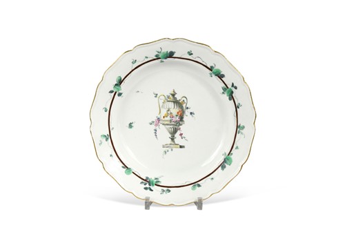 Lot 235 - A Worcester plate, circa 1765