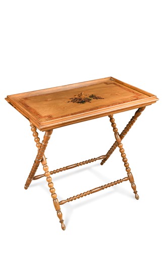 Lot 329 - A Continental butler's tray, 19th century