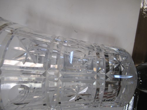 Lot 38 - A Waterford Crystal vase, together with...