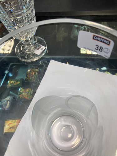 Lot 38 - A Waterford Crystal vase, together with...