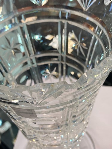 Lot 38 - A Waterford Crystal vase, together with...
