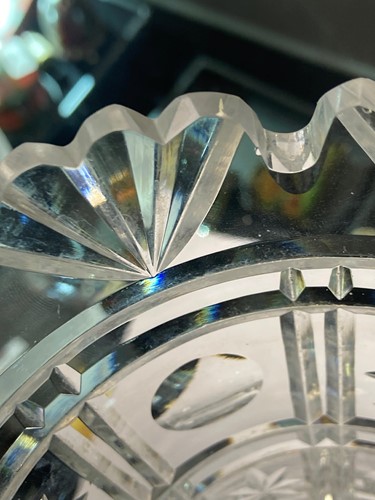 Lot 38 - A Waterford Crystal vase, together with...
