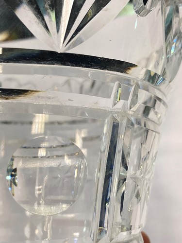 Lot 38 - A Waterford Crystal vase, together with...