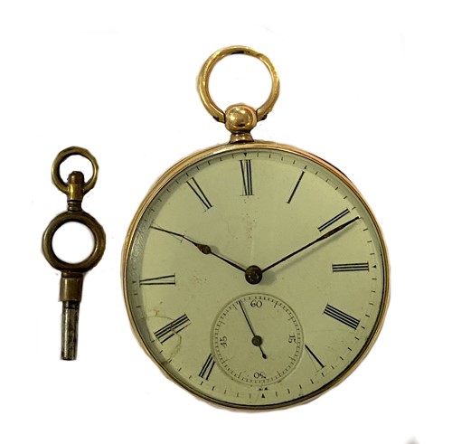 Lot 264 - Unsigned - A late 19th century open faced pocket watch