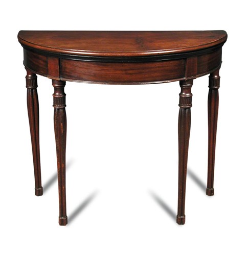Lot 416 - A George IV mahogany card table