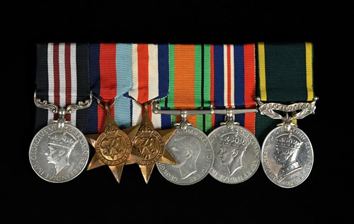 Lot 126 - A group of World War II medals