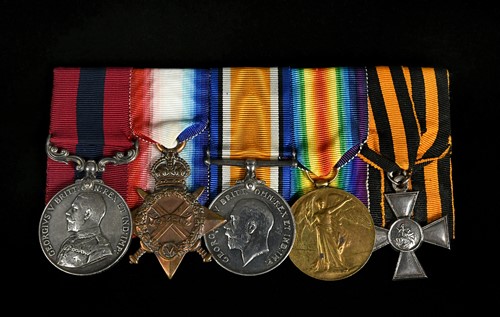 Lot 129 - A World War I medal group