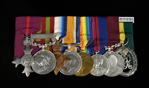 Lot 130 - A medal group