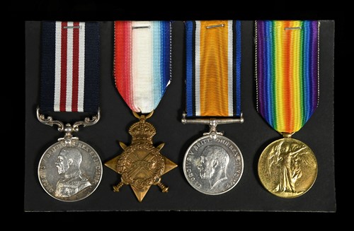 Lot 138 - A group of World War I medals