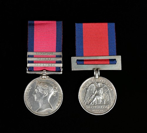 Lot 148 - A pair of medals