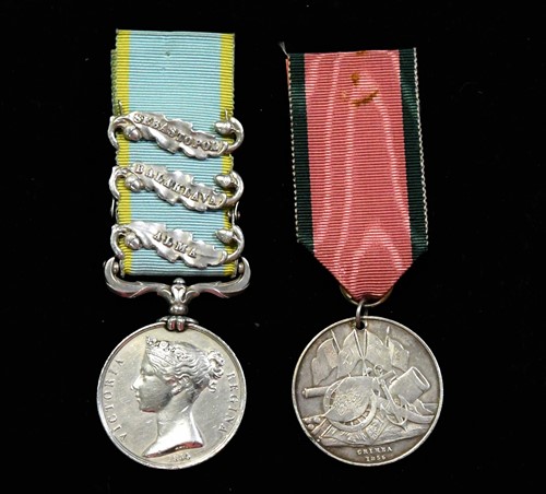Lot 149 - A pair of medals