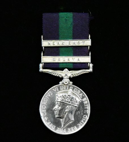 Lot 174 - A George VI General Service medal