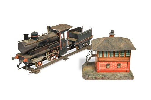 Lot 511 - A Carette 1.5inch gauge live steam 'Stork leg' locomotive and tender