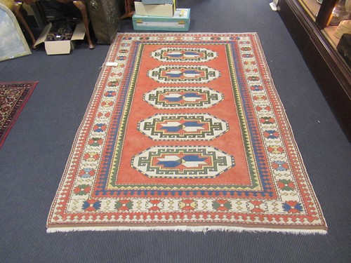 Lot 789 - A Caucasian style rug, 241 x 170cm