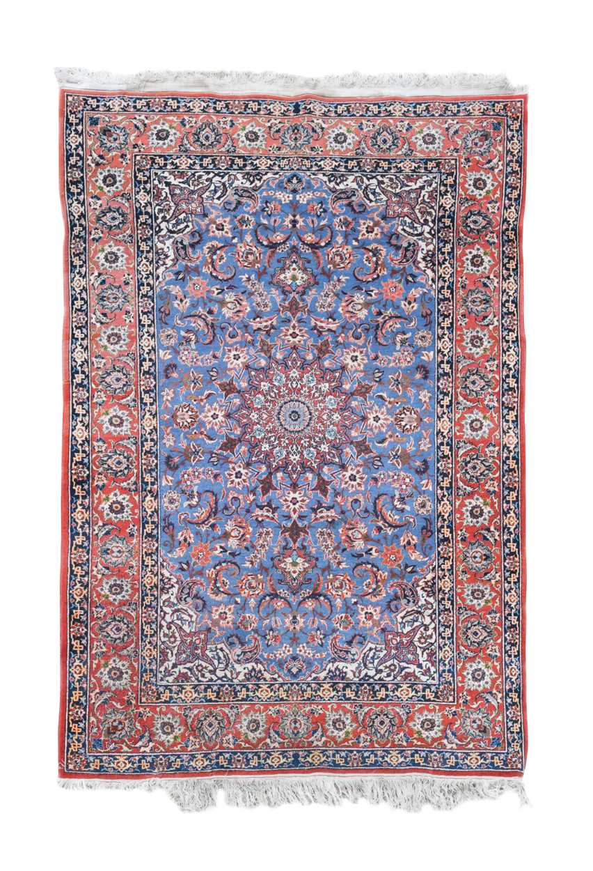 Lot 240 - An Isfahan rug, mid 20th century