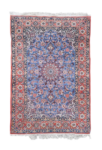 Lot 240 - An Isfahan rug, mid 20th century