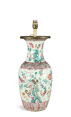 Lot 303 - A Chinese porcelain vase, probably late 19th century